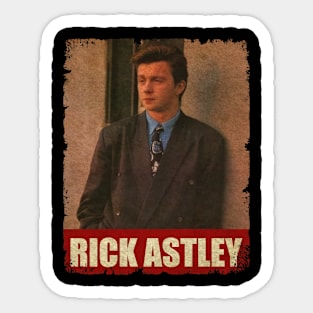 Rick Astley - NEW RETRO STYLE Sticker